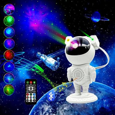 Astronot Yıldızlı Gökyüzü Projektörü: Yaratıcı Bluetooth Gece Lambası & Çocuklar İçin Hediye