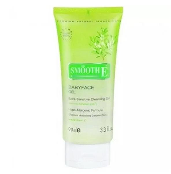 

Гель для обличчя Smooth E Baby Face Extra Sensitive Cleansing 99 мл 99ml зелений
