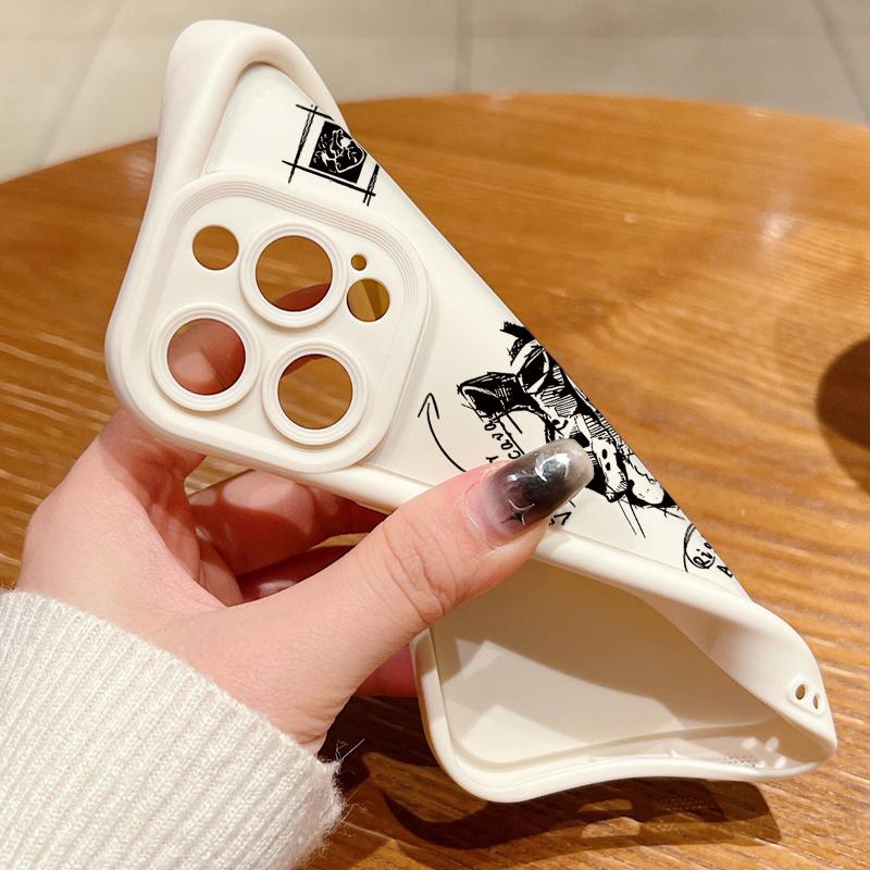 Heart Pattern Matte TPU Case Shell For iPhone 16 Pro Max 15 Pro 14 13 12 11 XS XR 8 7 Lens Protection Shockproof Soft Silicone Phone Cover