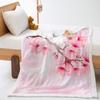 Plum Blossom 2D Digital Printing Thickened Lamb Fleece Crystal Fleece Blanket Blanket