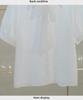 Women's White Chiffon Bow Tie Shirt - Summer Short-Sleeved Professional Top