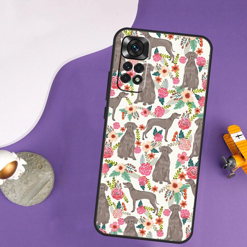 Weimaraner Dog Case For Xiaomi Redmi Note 13 Pro 14 12 9 10 11 Pro 10S 11S 12S Redmi 14C 13C 10C 12C Cover