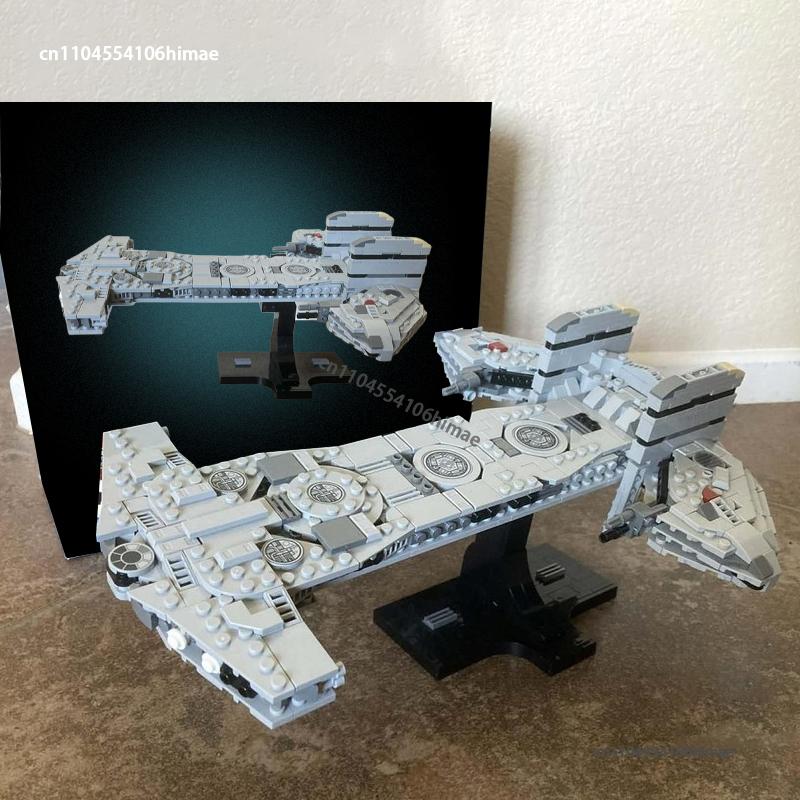 NEW Stargate Thor's Bilskirnir Midi-Scale MOC Spaceship Military Building Blocks DIY War Battle Assemble Bricks Kids Toy Gift