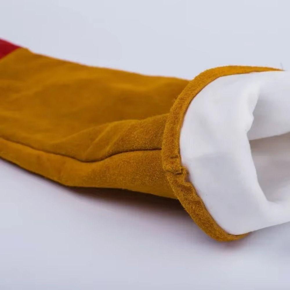 Lengthen 60cm Outdoor Welding Gloves Comfortable Long Sleeves Barbecue Gloves Hand Tools