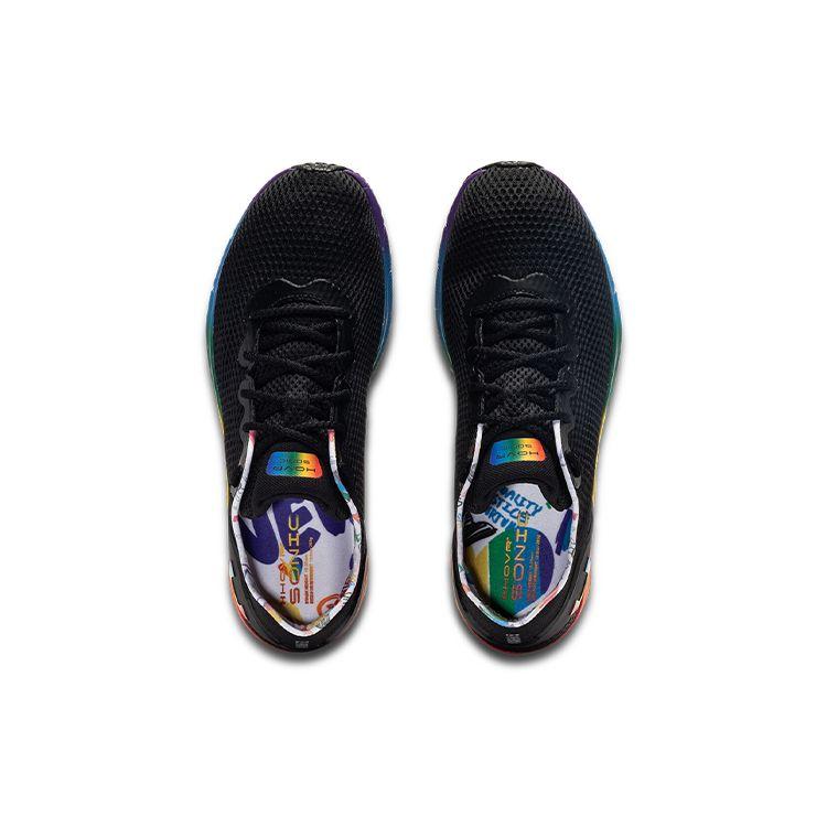 Under Armour HOVR Sonic 4 Pride CN Casual Comfortable Durable Breathable Low Top Training Running Shoes Men Sneaker Black 3025209-001