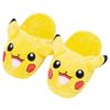MORIPiLO Pokemon Indoor Slippers Fluffy Size Plush Cute Pokemon Morishita Makura (Pikachu Kunyaku) 23.0-25.0cm, Unisex, Toy, Gift, Yellow, Character,