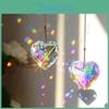 Modern And Durable Crystal Sun Catcher For Garden And Home Decor Heart-shaped Pendant With Beautiful Refraction Effects