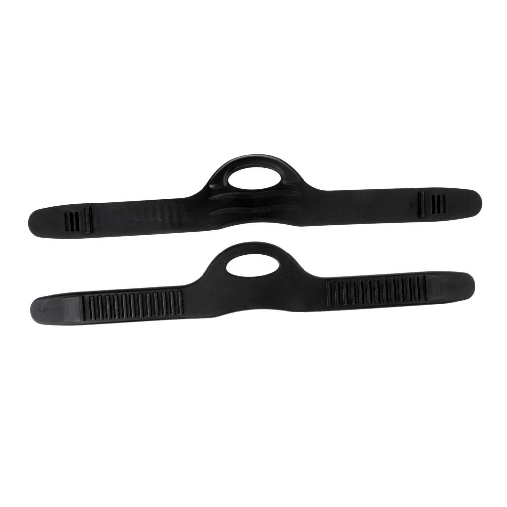 1 Pair Rubber Replacement Universal Fin Strap for Underwater M