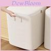 Clothes Storage Bag With Cotton Linen Material For Bedroom Organization And Seasonal Moving