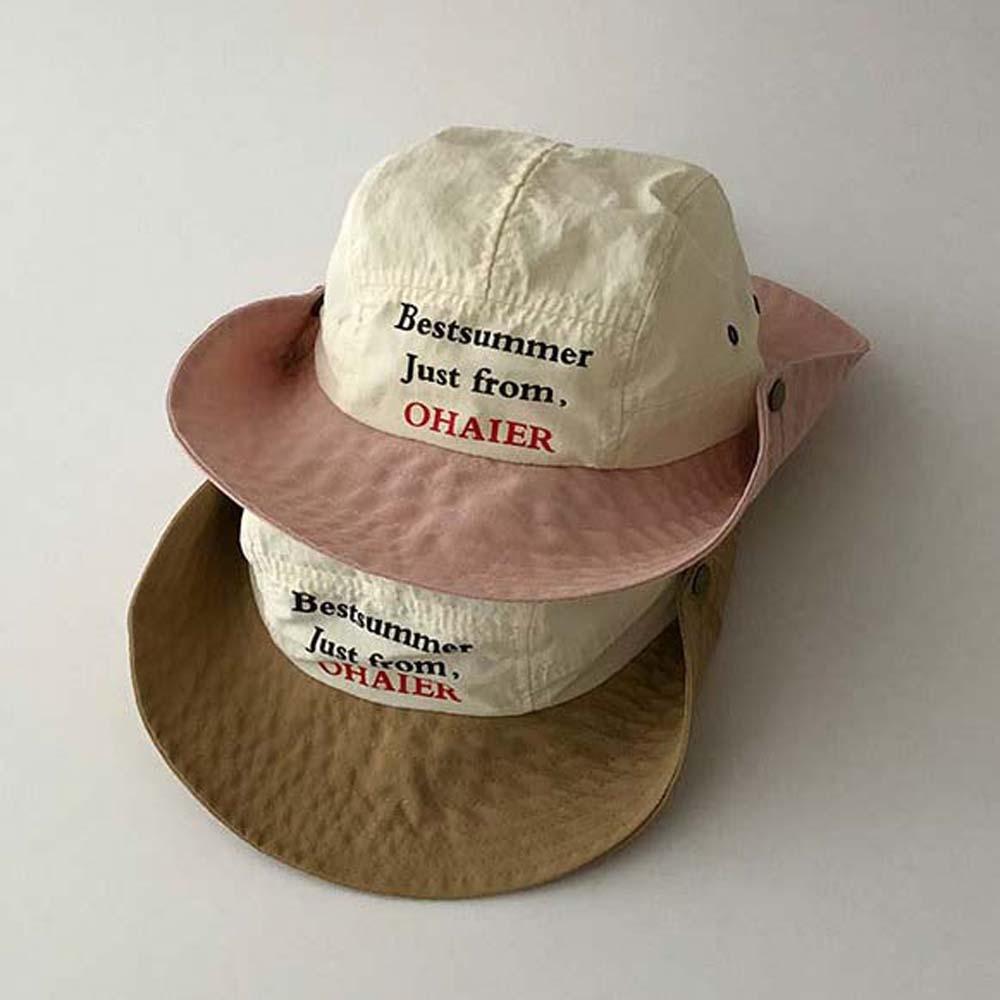Comfortable Candy Color Bucket Cap Korean Style Quick-dry Fisherman Hat Summer Kid Sun Hat Spring