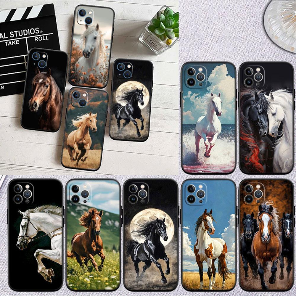 MY11 Fine Horse Phone Case for Samsung Galaxy M06 M15 M16 M35 M55 M56 A36 A42 A50 A50S A51 A52 A32 A33 A05 A05S A06 A16 A20