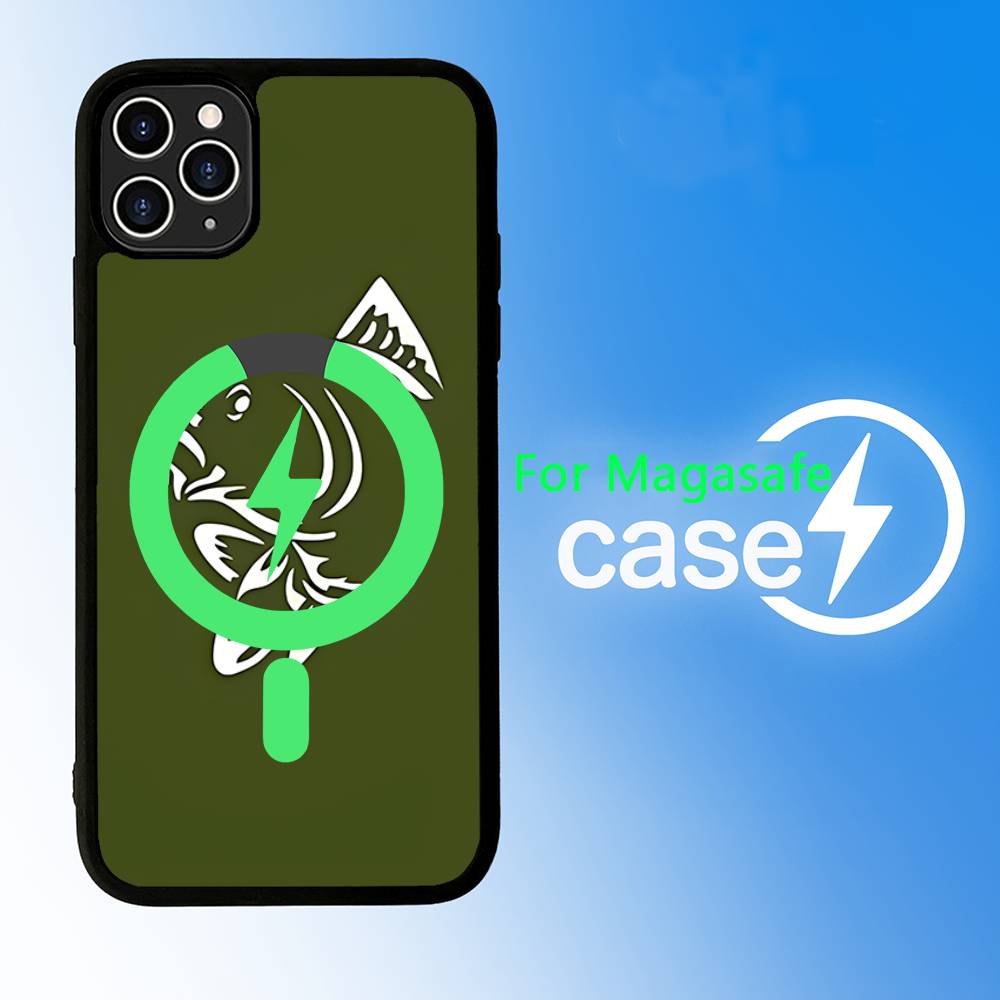 N-Nashs Angel-Logo Für Magsafe Magnetische Hülle Für IPhone 17 Air 16 15 14 13 12 11 Pro Max Plus Kabelloses Laden