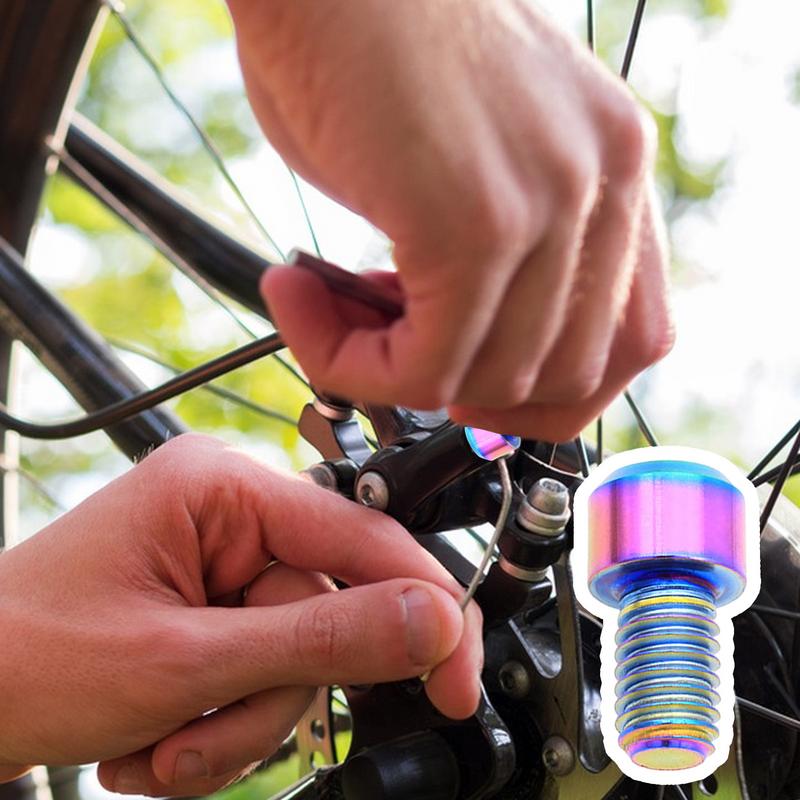 Fixed Brake Cable Screw Cycling Fastener Bolts Lightweight Brake Accessories Bike Spare Parts For Mountain And Travel Cycling