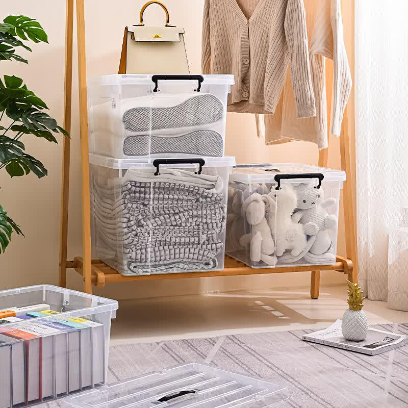 Transparent Stackable Plastic Storage Box