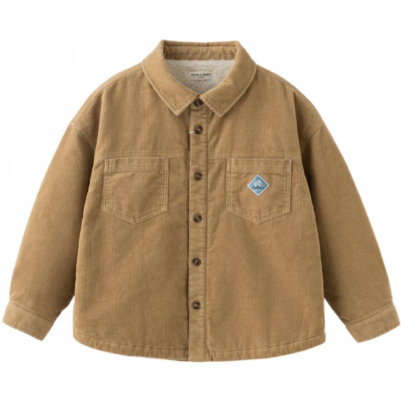 David Bella Boys  Fleece-Lined Corduroy Shirt 150