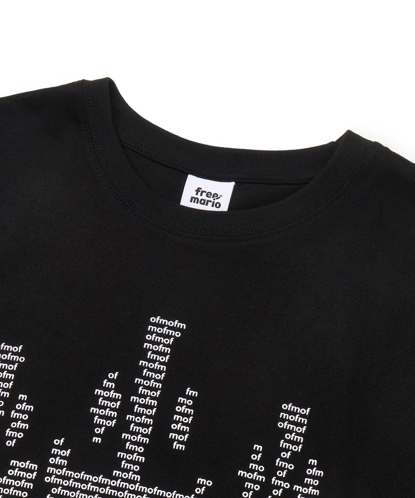 FREEMARIO 3 Cross T-Shirt [Black]
