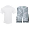Under Armour Logo Print Breathable Short Sleeve T-Shirt Camouflage Pattern Knitted Shorts Casual Sports Set Men Sets 21500531-100+24500210-100