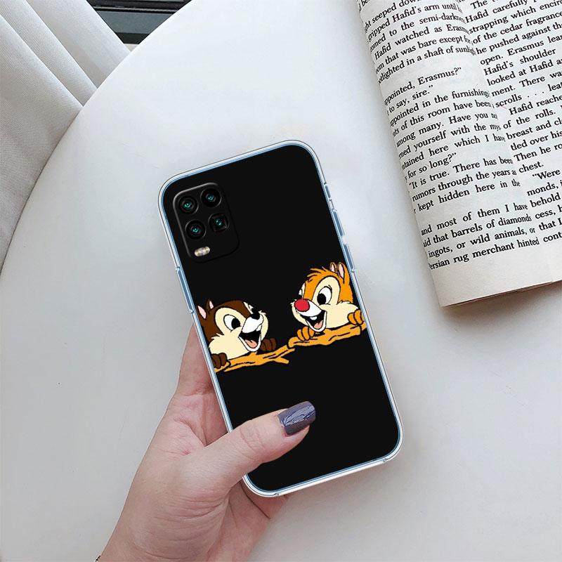 Chip N' Dale Transparent Phone Case for Motorola Moto Edge 20 30 40 50 S30 Fusion Ultra Pro Neo Lite