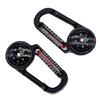 Portable Carabiner with Compasses & Thermometer Mountaineering Buckle Keys Hook