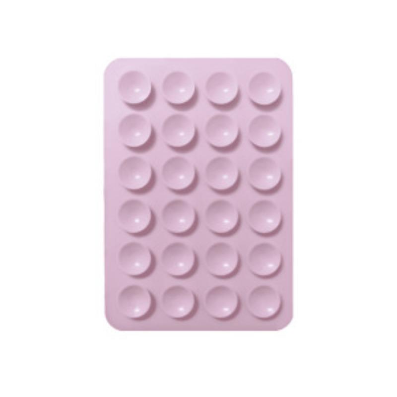 The New 24-piece Silicone Double-sided Suction Cup Is Suitable for Square Mobile Phone Back Sticker Stands