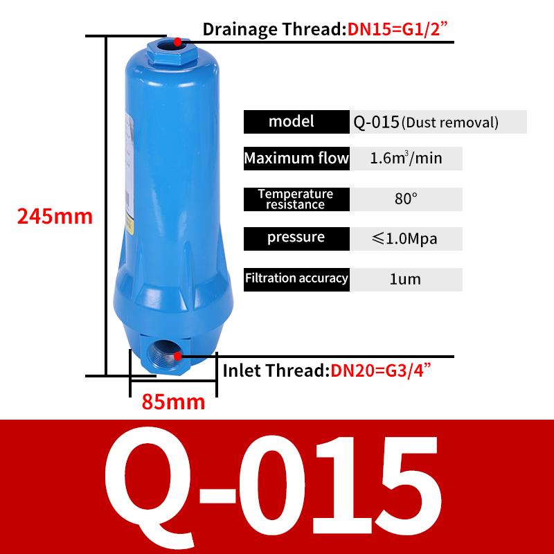 Q-015 S-015 C-015 Oil Water Separator P-015 Filter Element Air Precision Filter Dryer Air compressor Accessories Compressed