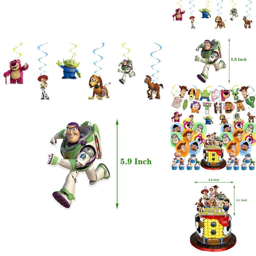 Disney Toy Story Buzz Lightyear Birthday Party Banner Supplies Set For Kids Vibrant And Festive Décor