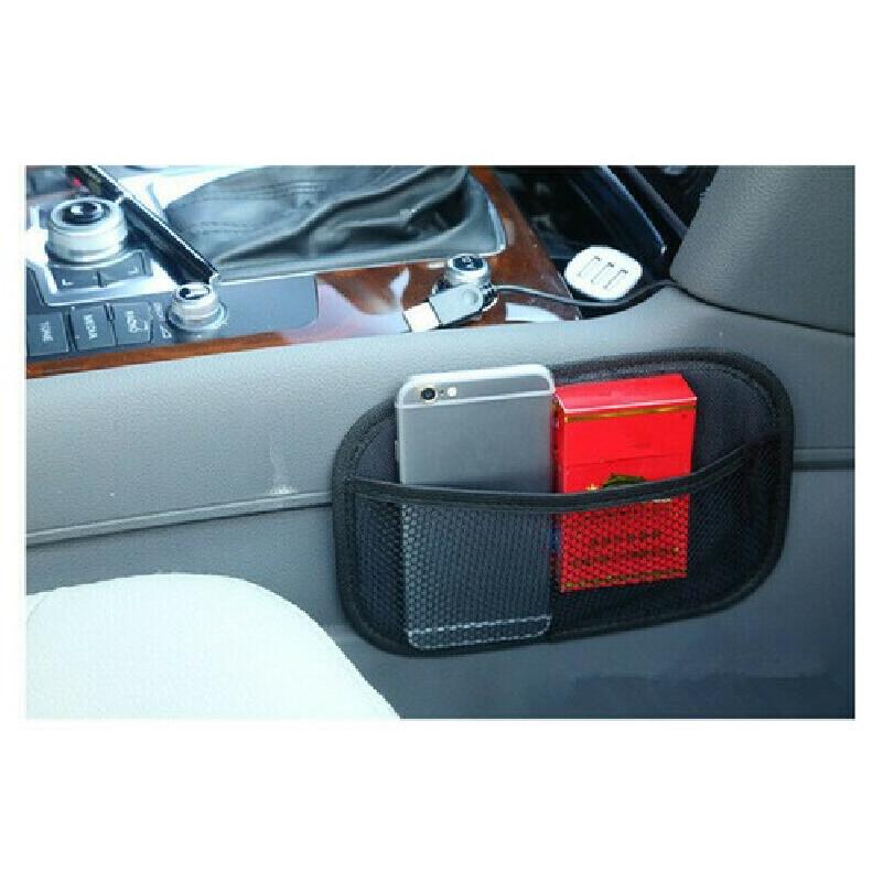 1pcs Car Vehicle Auto Storage Mesh Net Mobile Phone Organizer Bag Holder Pocket