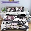 3pcs KPop Demon Hunters12 Cover Set - Personalized Name, HD Printed Bedding with 1 Cover and 2 Pillowcases - Perfect for Home Decor, Easy Care