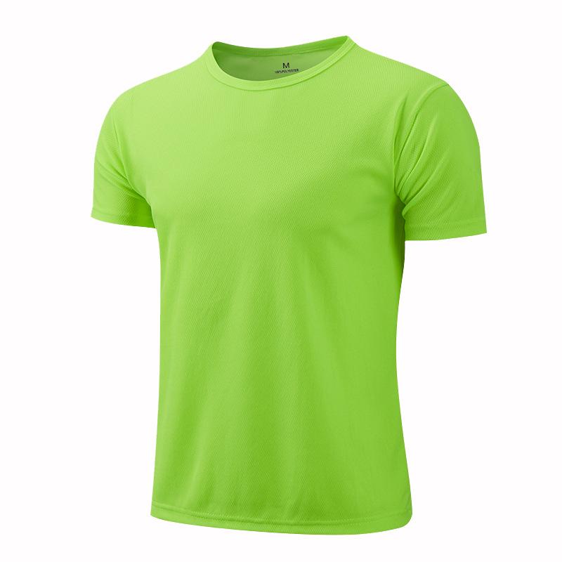 Summer Sporty Quick-Dry Short-Sleeve Logo T-Shirt