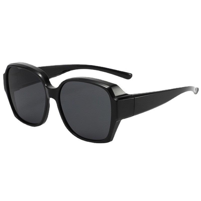 Trendy Vintage Anti-UV Sunglasses Unisex Wear Over Myopia Prescription Eyewear Outdoor Travel Fit Over Sun Glasses for Sports
