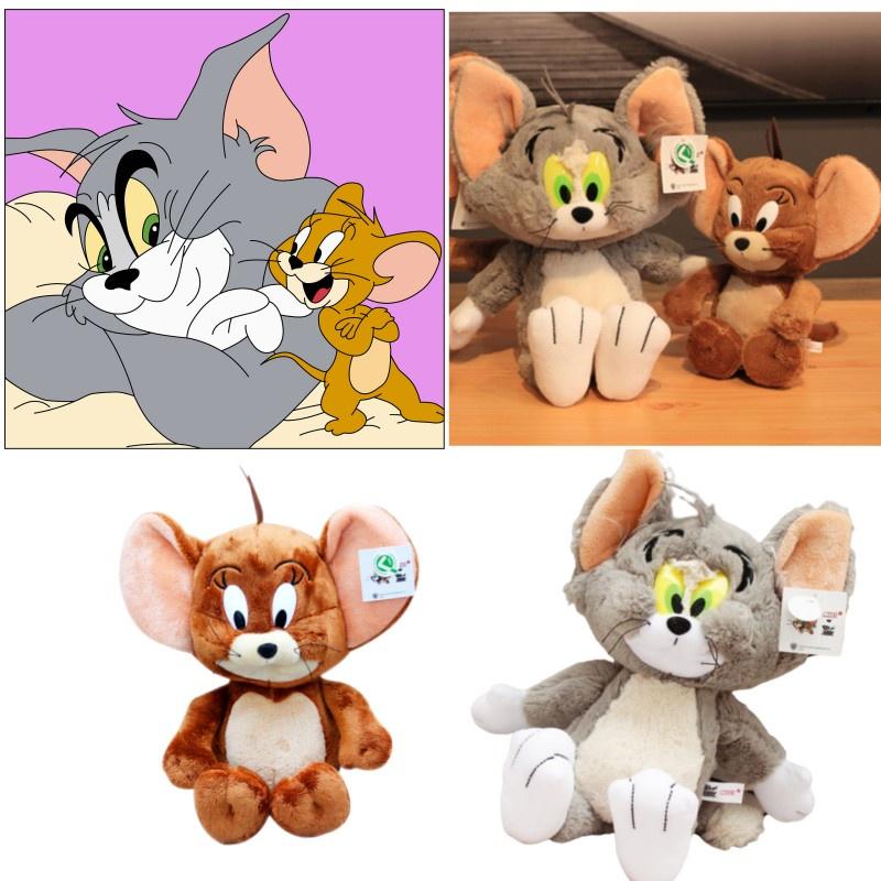 Jerry Plush Toy Cat Mouse Tom Cat Doll Stuffed Animal Children's Gift Rat Year Mascot