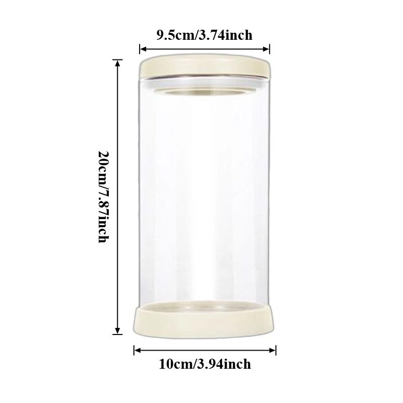 1 Stück Glasversiegelter Aufbewahrungsbehälter für Lebensmittel Hitzebeständig Küchenzubehör Mehrzweck-Teedosen Lagerung für Getreide Kaffeebohnen