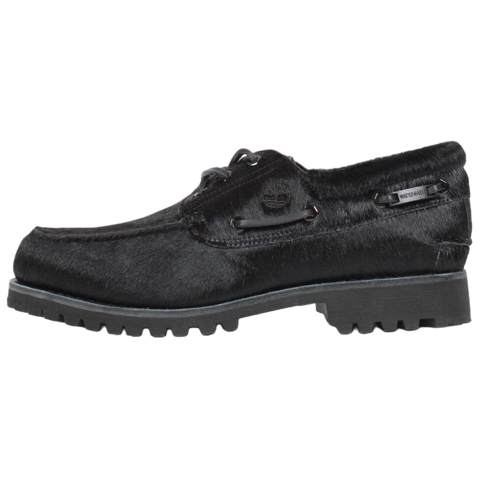 

Timberland × Wacko Maria 3-Eye Classic Lug Comfortable Fit Boat Shoes Men shoes Black A44YF-AHB 40