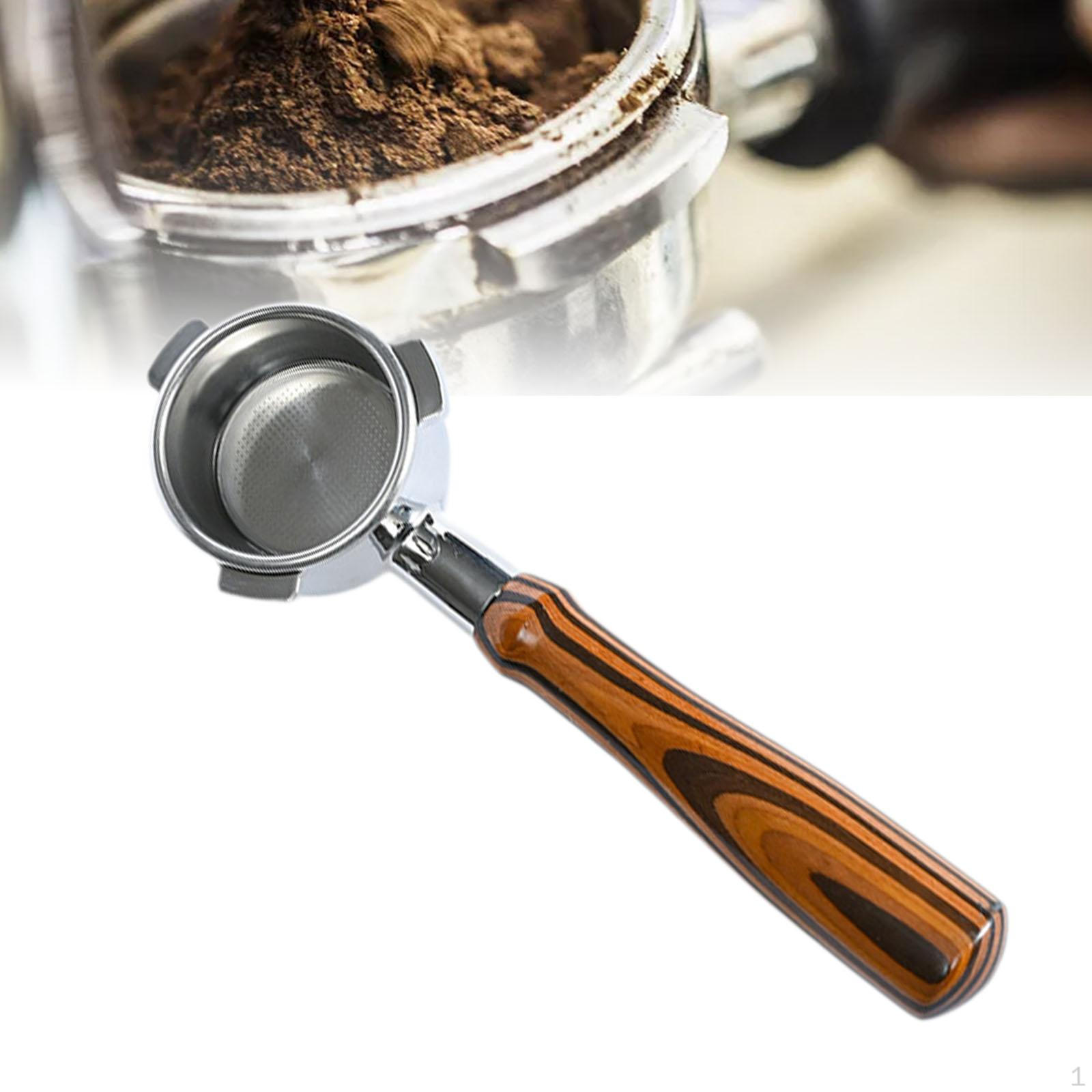 

Бездонный портафильтр для кофе диаметром 51 мм для профессионалов handle with lines