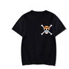 Anime One Piece Luffy Graphic TShirt Fashion Loose Oversized Short Sleeve Tops for Unisex Women