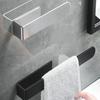 Stainless Steel Wall-Mounted Towel Bar and Hooks for Bathroom