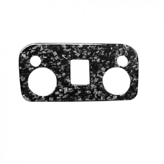 Forged Carbon Fiber Car Reading Light Lamp Trim Cover For Ford Mustang 2015-