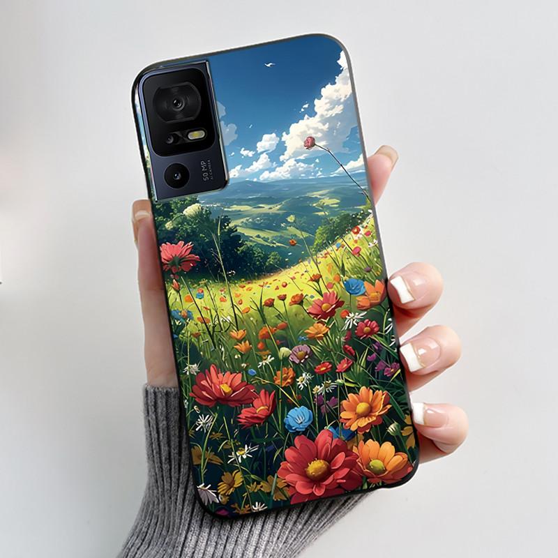 

Phone Case For TCL 40 SE 40SE 40 XL 40R 40XL 40T Case Luxury Cute Cool Cartoon Black Soft Silicone Cover Protective Shell Coque TCL 40 SE