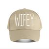 Vintage WIFEY Baseball Cap Baseball Cap Fashion Unisex Sunhat Womens Outdoor Sports Snapback Cap