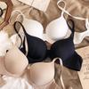 Sutien Seamless Push-Up Stil Sud-Est Asiatic - Cupă Subțire pentru Femei, Balene Confortabile, Design Neted Dintr-o Singură Bucată