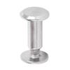 100 Sets Rivet and Screw M2.5 Stainless Steel Flat Round Hd Rivet Studs for Clothing Decoration Lther Crafts