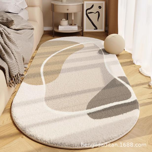 Morandi Color Bedroom Bedside Carpet Master Bedroom Bedside Floor Mat Room Premium Sense Floor Mat Long Strip Machine Washable Mat