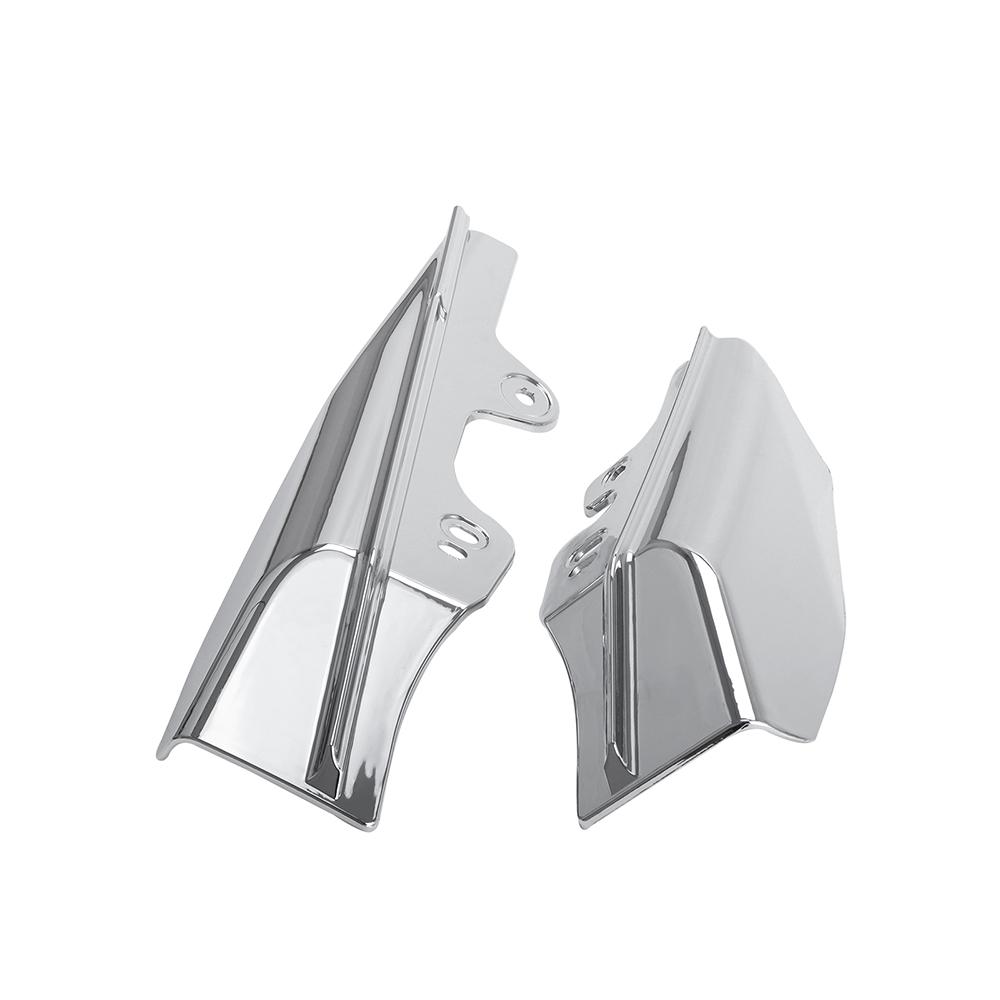 Motorcycle Mid-Frame Air Deflector Heat Shield Cover Black For Harley Touring Road King Electra Street Glide 2001-2008