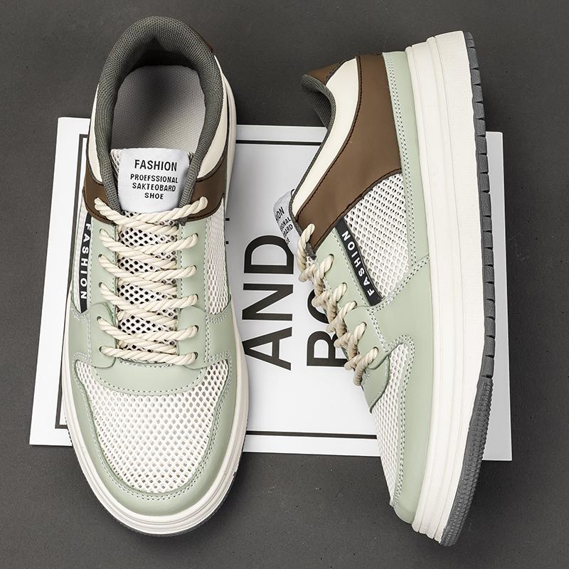 Fashion Shoes For Men Mesh Breathable Canvas Sneakers Male Summer Walking Sneakers