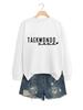 Women's Taekwondo Mama Casual Fashion Sweatshirt: Versatile, Comfortable & Stylish