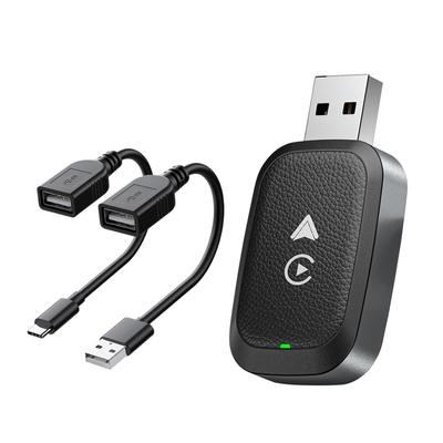 Wireless CarPlay Android Auto Adapter Car Play Adapter Wifi/bluetooth Connect 2 In 1 Wireless Adapter For Netflix For YouTube