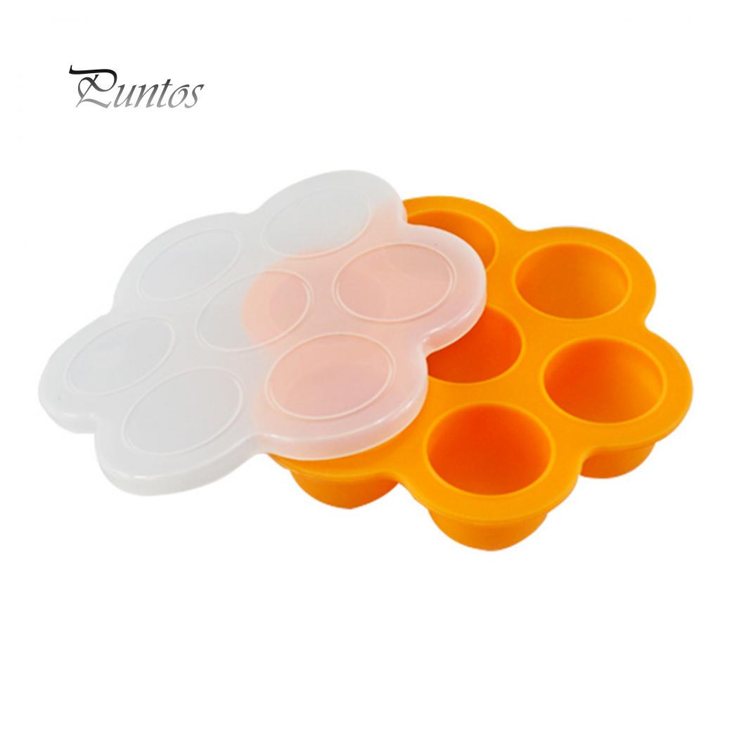 

Поднос для заморозки детского питания для прикорма Контейнер для хранения без BPA оранжевый