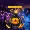 Vintage Halloween Pumpkin Ghost Lamp Decorative Battery Powered Pumpkin LED Light Handheld Waterproof Ghost Lantern