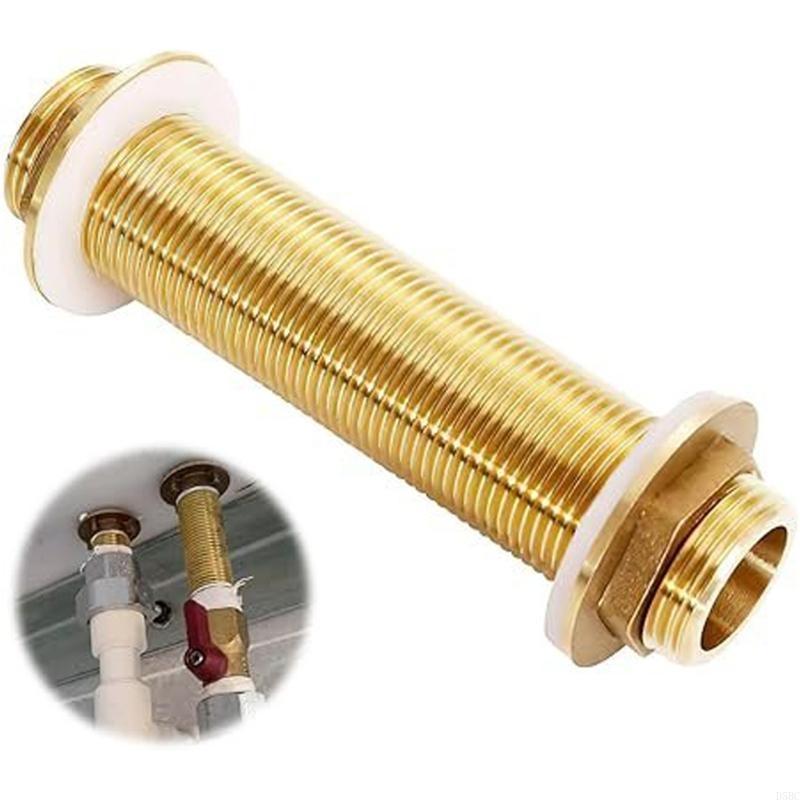 Brass Hose Bulkhead Fitting Connector Suitable for Water Tanks, Ensures Firm Installation Quick Repairs And Maintenance