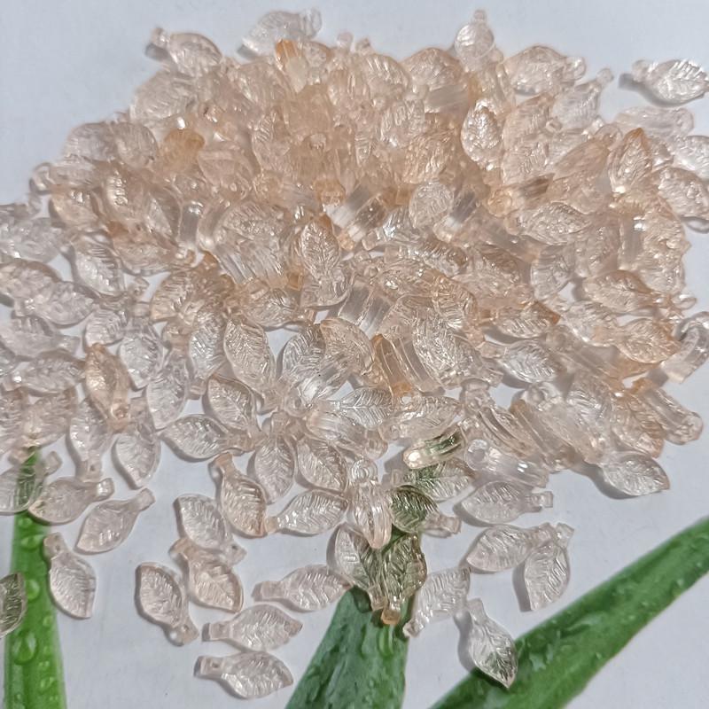 Acrylic Mini Grape Leaf Beaded String for DIY Jewelry Making: Bracelets & Necklaces